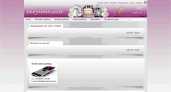 Desktop Screenshot of parfumeriazet.sk